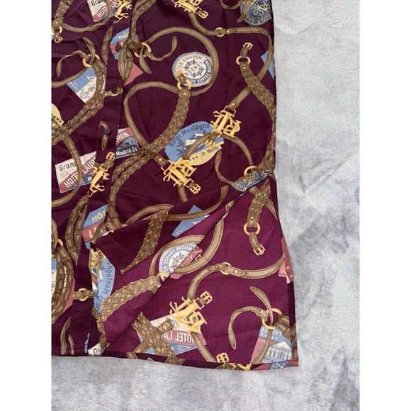 Lauren Ralph Lauren Women's Missing Belt Print‎ Crepe Shirtdress Size 4 - Picture 3 of 10